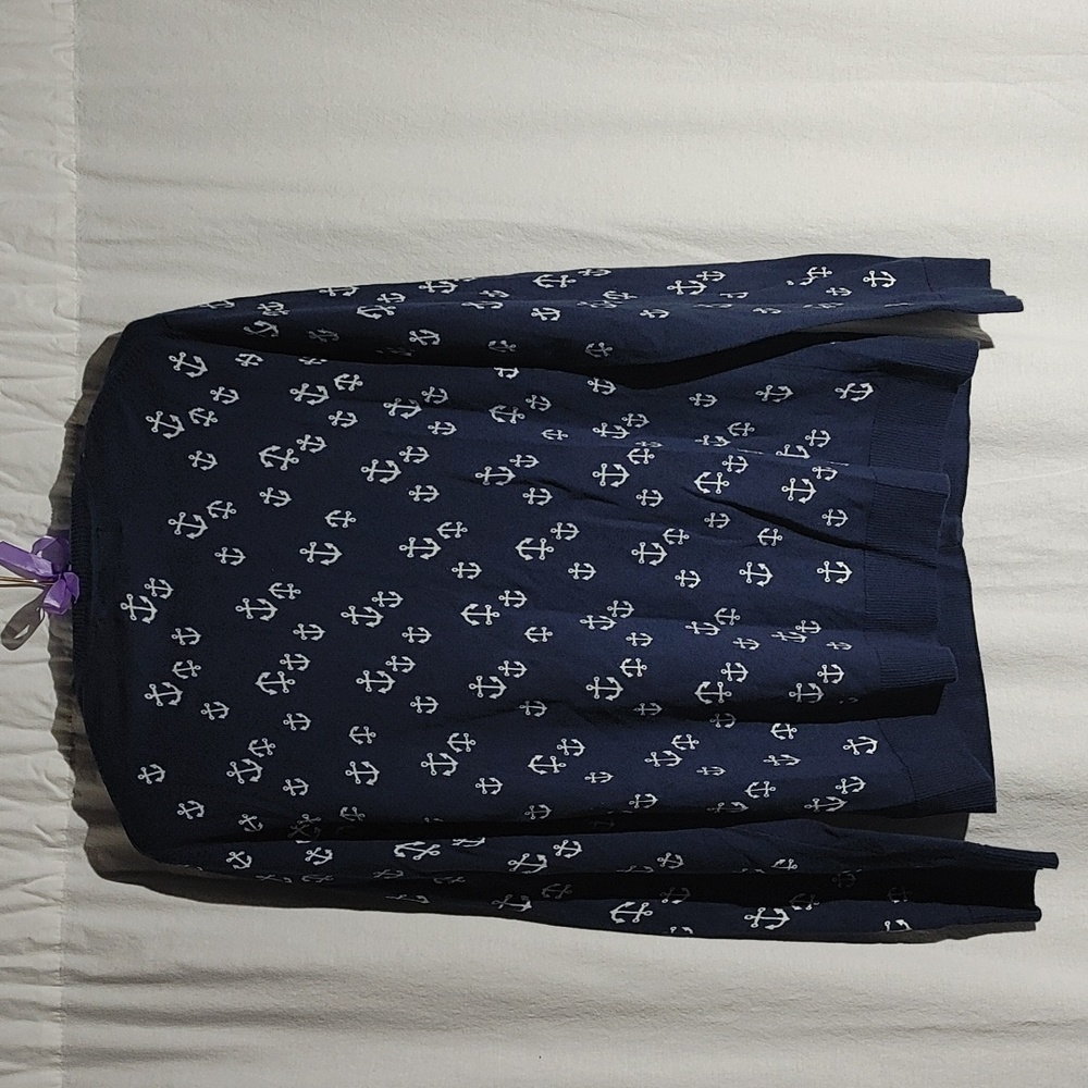 Karen Scott Anchor Cardigan - Picture 2 of 6